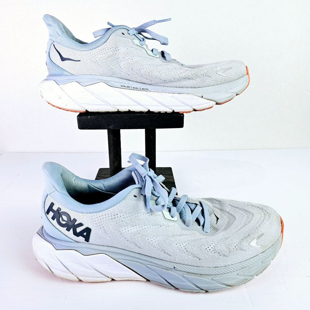 Hoka One One Arahi 6 1123195 PABF Plein Air Blue Fog Running Shoe Sneakers, 9B - Picture 3 of 10
